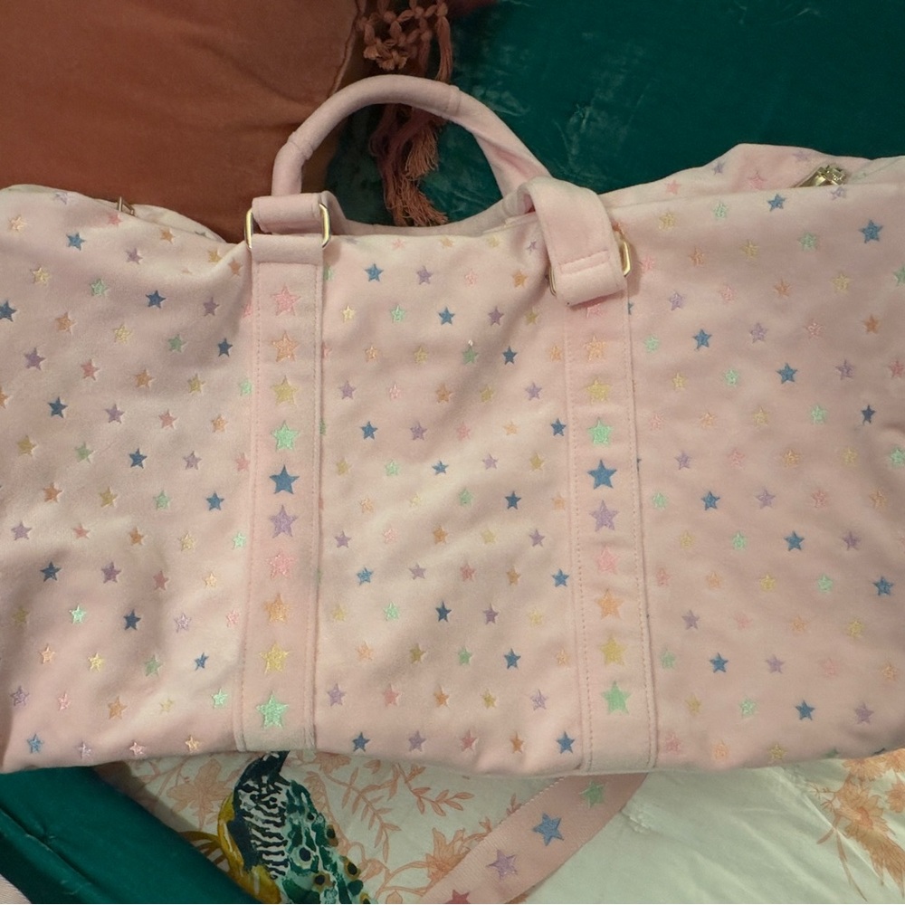 ❌SOLD❌ Park + Beach Velvet Pink Duffle Bag